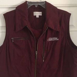 College of Charleston Cutter & Buck Vest XL